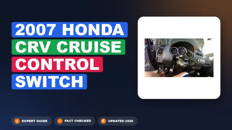 2007 honda crv cruise control switch Diagnosed & Fixed