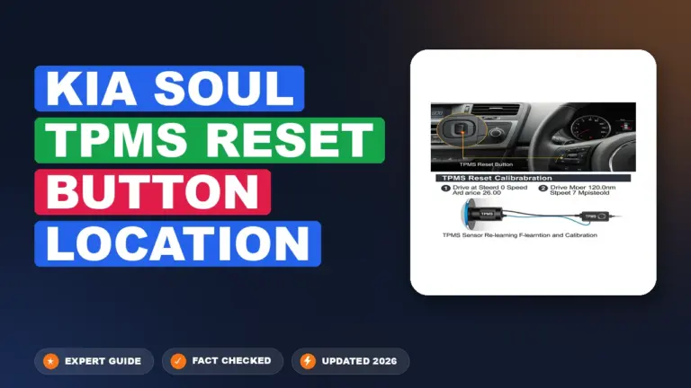 Kia Soul TPMS Reset Button Location: Located & Clarified