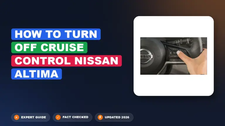how to turn off cruise control nissan altima: Managed Properly
