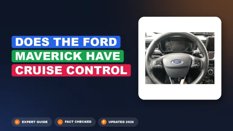 Does the ford maverick have cruise control: Charted by Trim