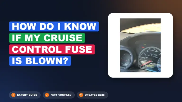 how do i know if my cruise control fuse is blown? Diagnosed