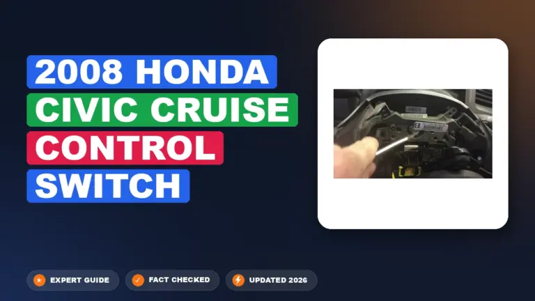 2008 honda civic cruise control switch Diagnosed & Fixed