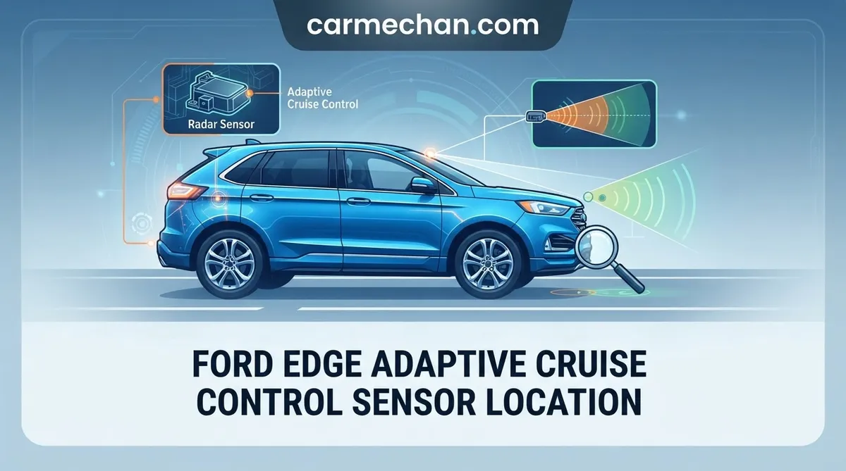 ford edge adaptive cruise control sensor location