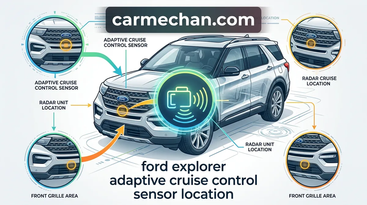 ford explorer adaptive cruise control sensor location