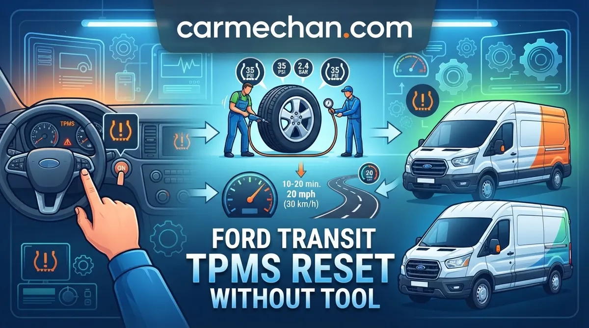 ford transit tpms reset without tool