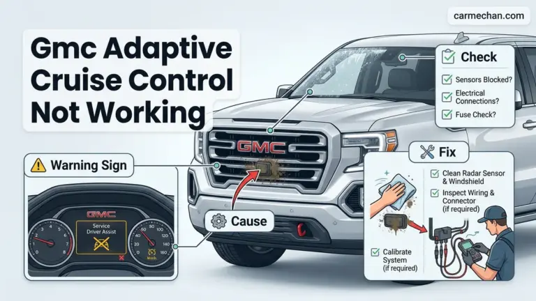 Gmc Adaptive Cruise Control Not Working Expert Guide 2026