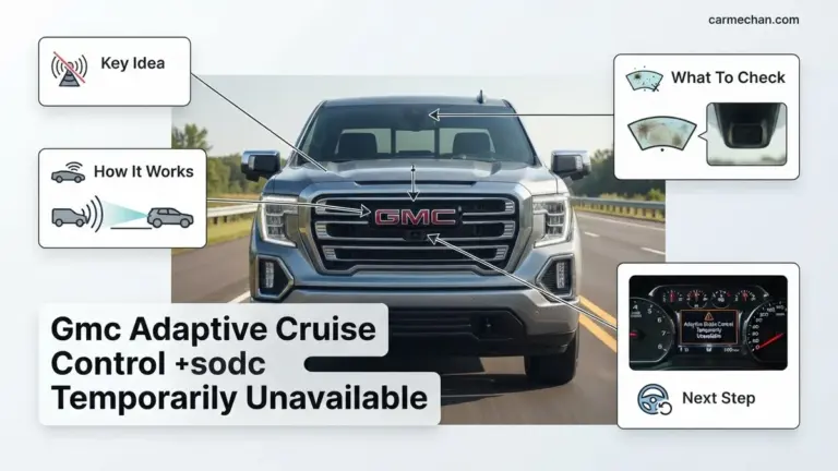 GMC Adaptive Cruise Control Temporarily Unavailable Fix 2026