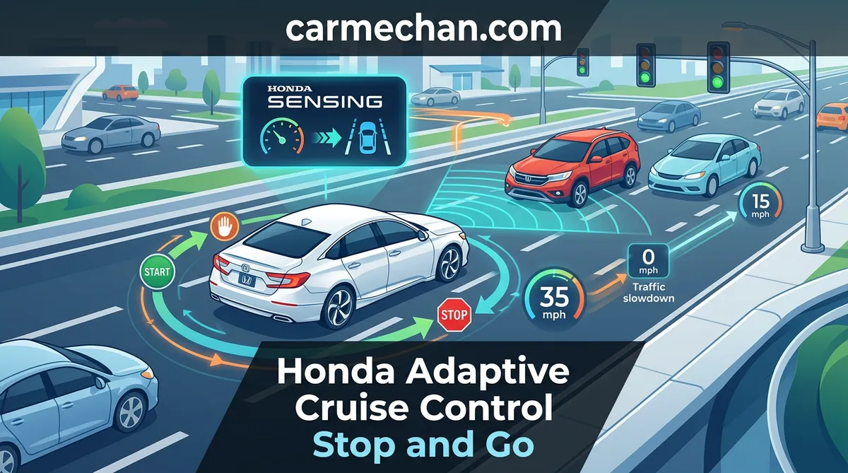 honda adaptive cruise control stop and go