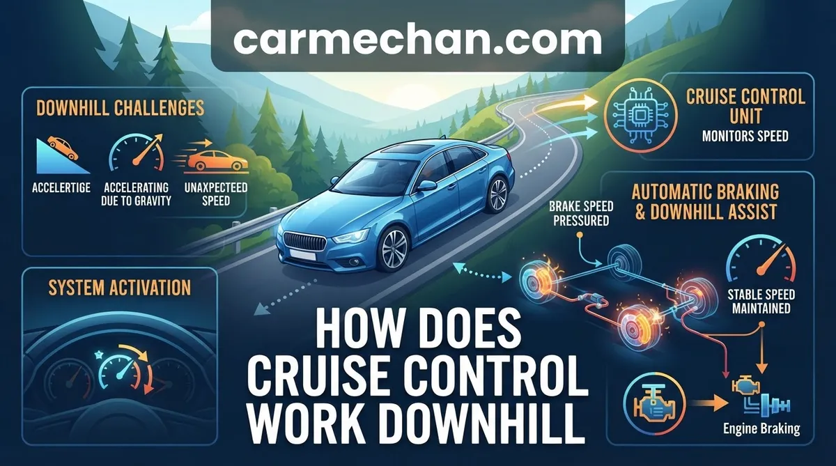 how does cruise control work downhill