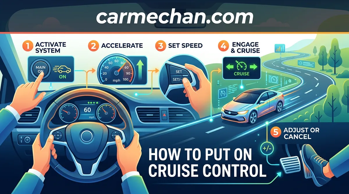 how to put on cruise control