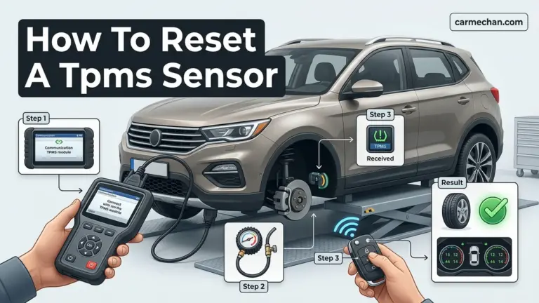 How to Reset a TPMS Sensor Step-by-Step Fix Guide 2026