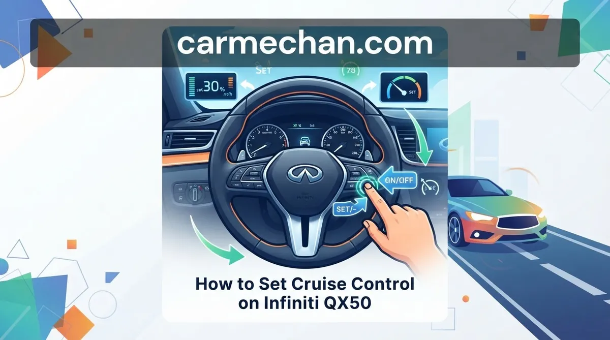 how to set cruise control on infiniti qx50