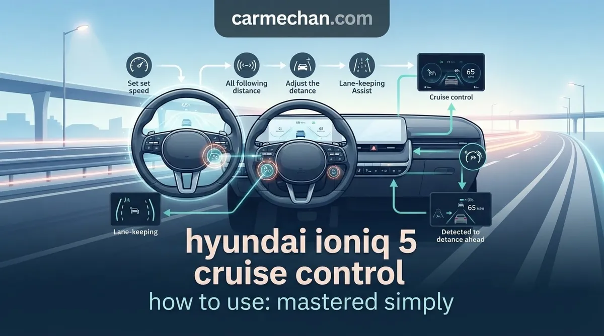 hyundai ioniq 5 cruise control how to use