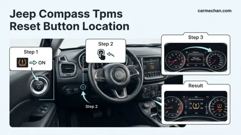 Jeep Compass TPMS Reset Button Location Real 2026 Fix Guide