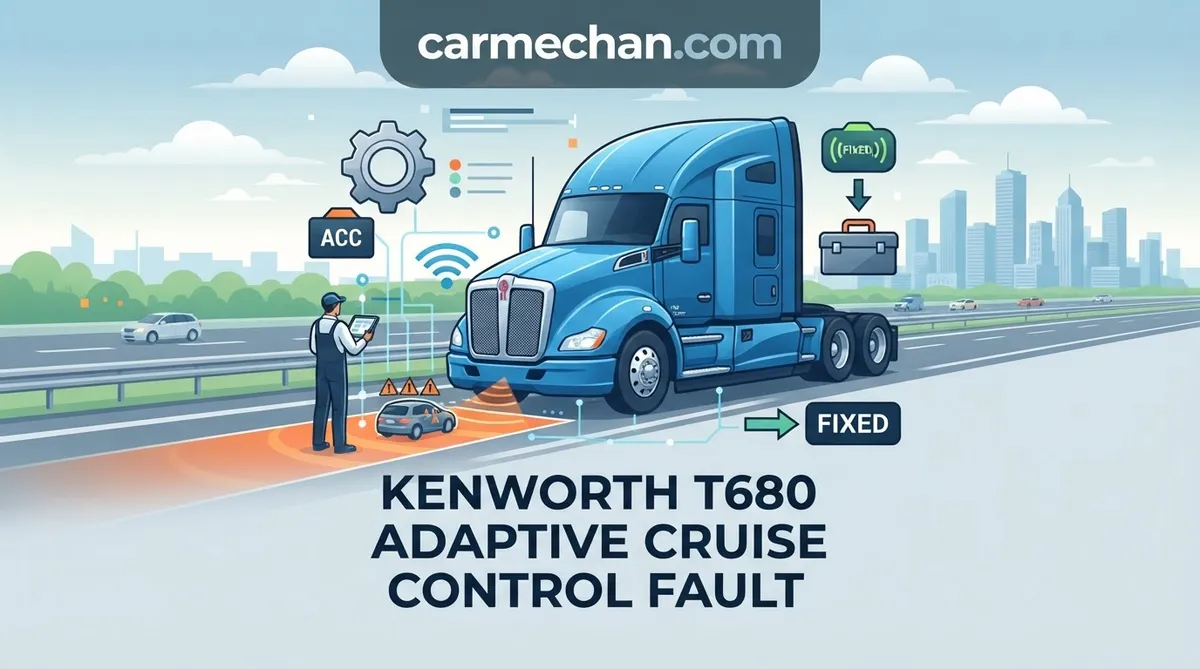 kenworth t680 adaptive cruise control fault