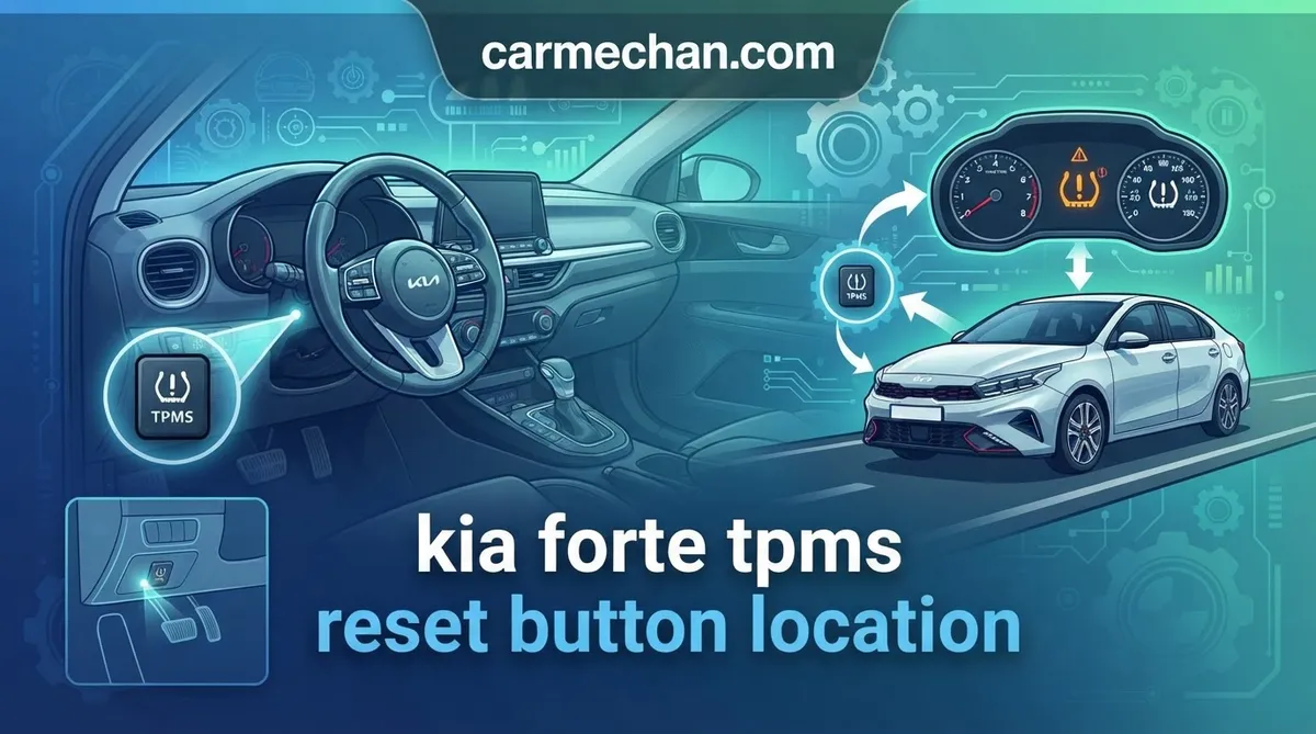 kia forte tpms reset button location