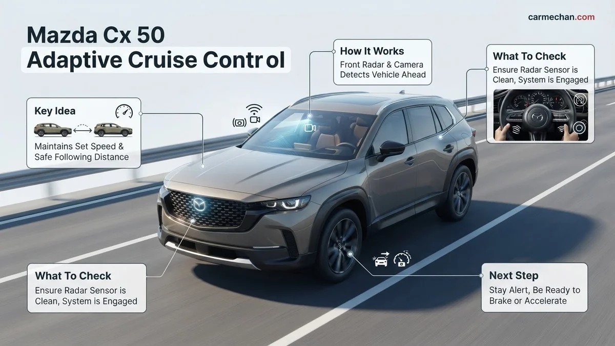 Mazda Cx 50 Adaptive Cruise Control Mazda Cx 50 Adaptive Cruise Control expert guide showing the main topic and key context