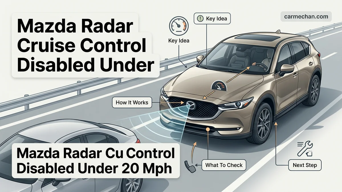 Mazda Radar Cruise Control Disabled Under 20 Mph Mazda Radar Cruise Control Disabled Under 20 Mph expert guide showing the main topic and key context