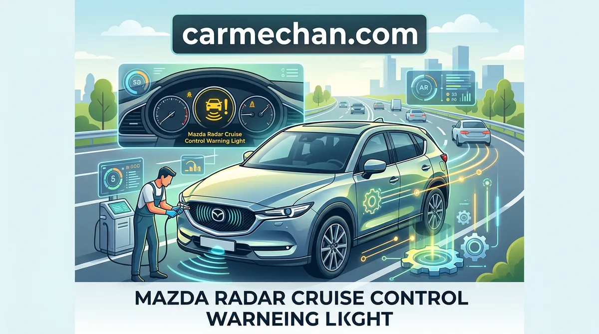 mazda radar cruise control warning light