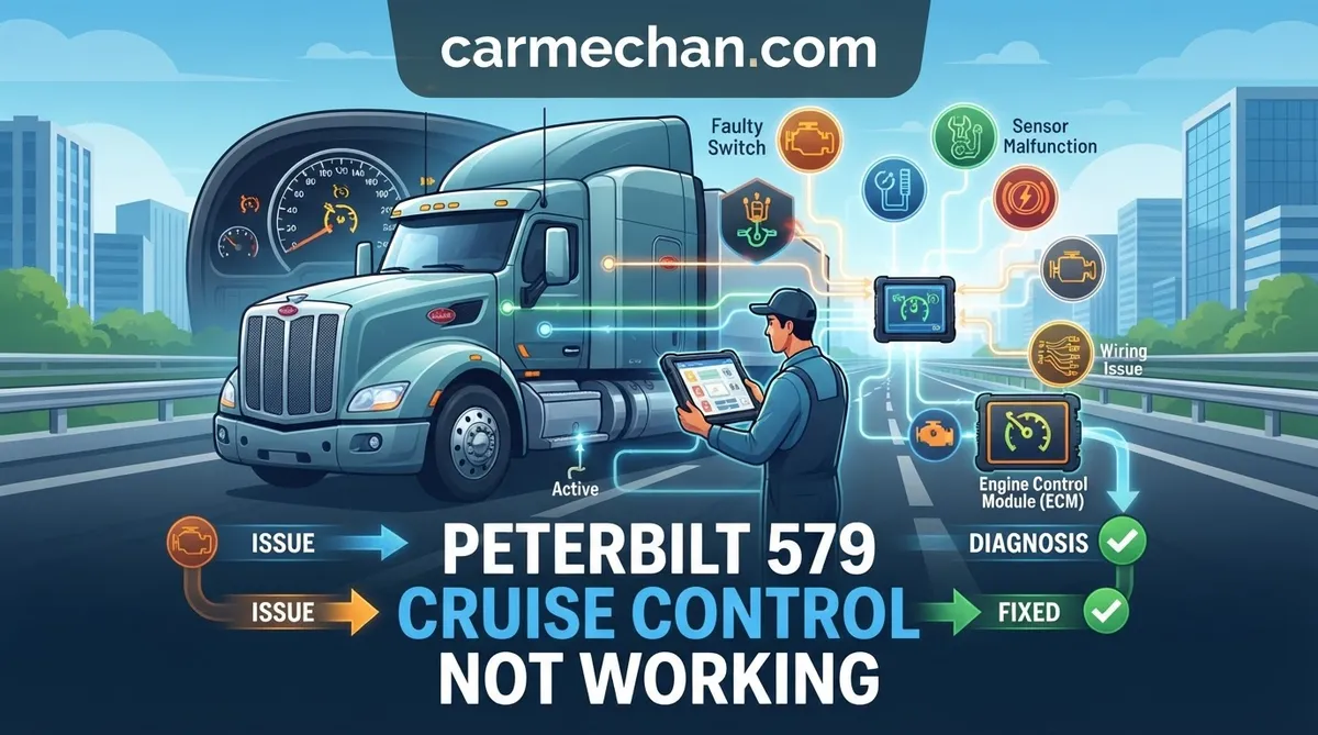 peterbilt 579 cruise control not working