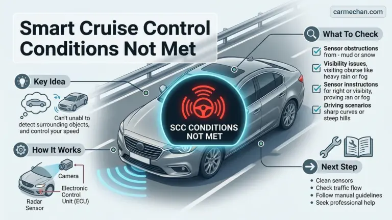 Smart Cruise Control Conditions Not Met A Proven 2026
