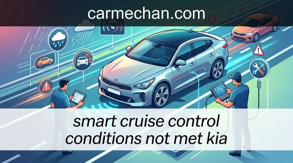smart cruise control conditions not met kia