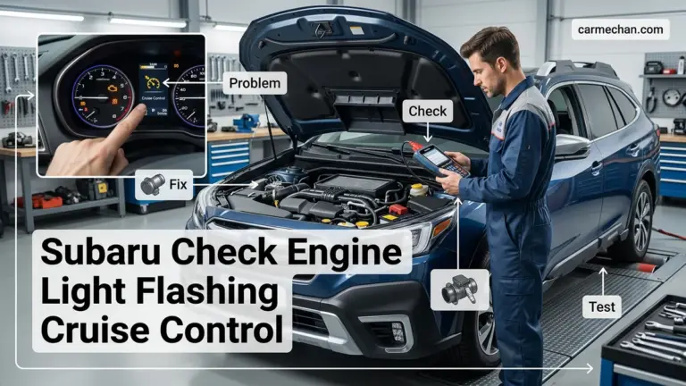 Subaru Check Engine Light Flashing Cruise Control 2026