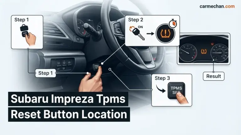 Subaru Impreza TPMS Reset Button Location Expert 2026