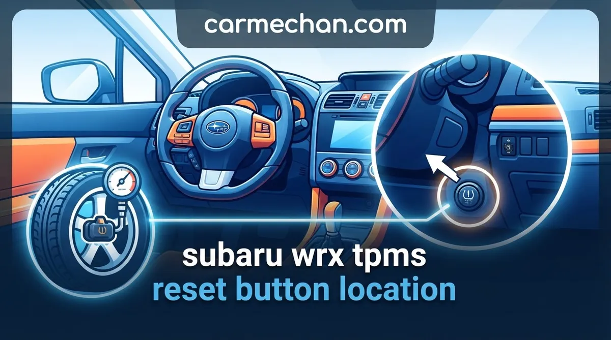 subaru wrx tpms reset button location