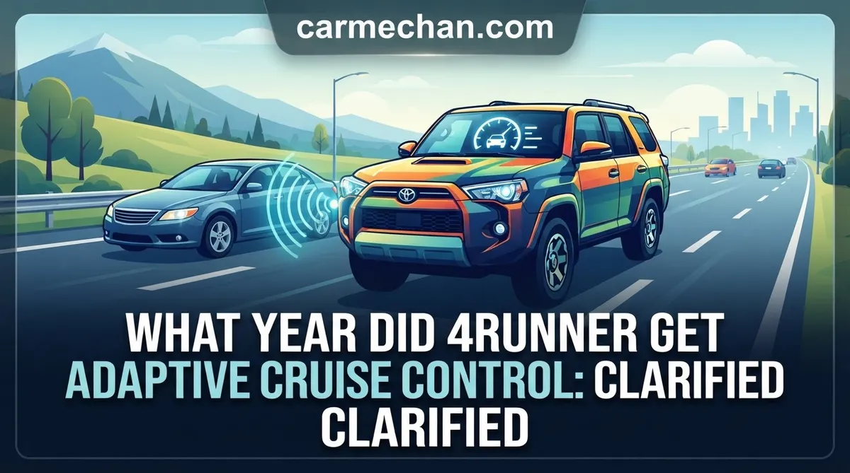 what year did 4runner get adaptive cruise control