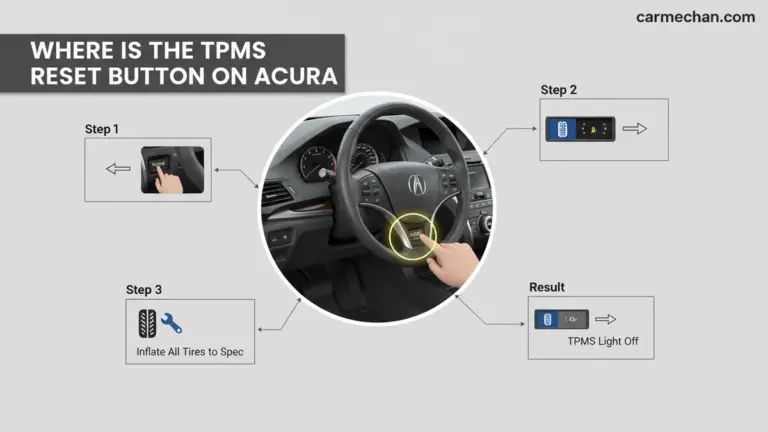 Where Is the TPMS Reset Button on Acura MDX 2026