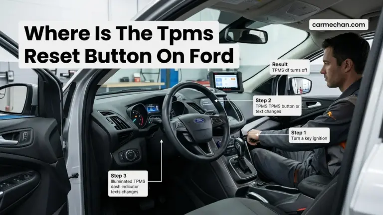 Where Is the TPMS Reset Button on Ford Escape 2026