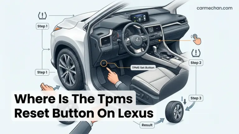 Where Is the TPMS Reset Button on Lexus RX350 2026