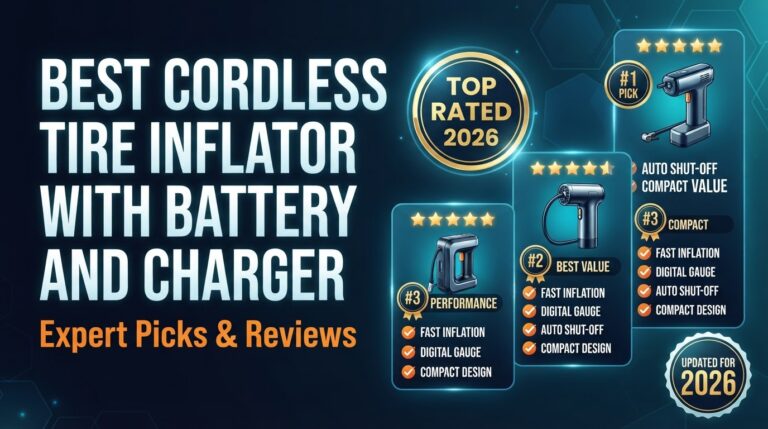 7 Best Cordless Tire Inflator With Battery And Charger: Expert-Tested 2026