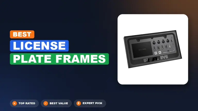 10 Best License Plate Frames 2026 – Expert Picks & Ranked