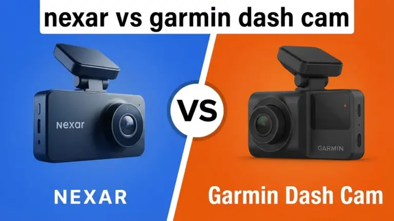 Nexar vs Garmin Dash Cam side-by-side comparison