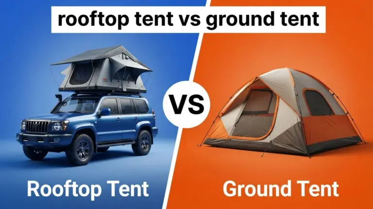 Rooftop Tent vs Ground Tent side-by-side comparison