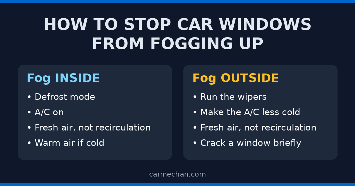 How to stop car windows from fogging up: fixes for fog inside and outside